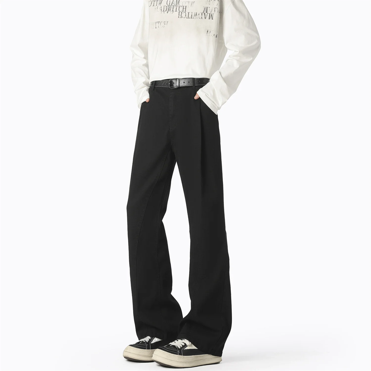Herren lässige Weitbein-Hose mit elastischem Bund und praktischen Taschen Heidi-Mode - Image 6