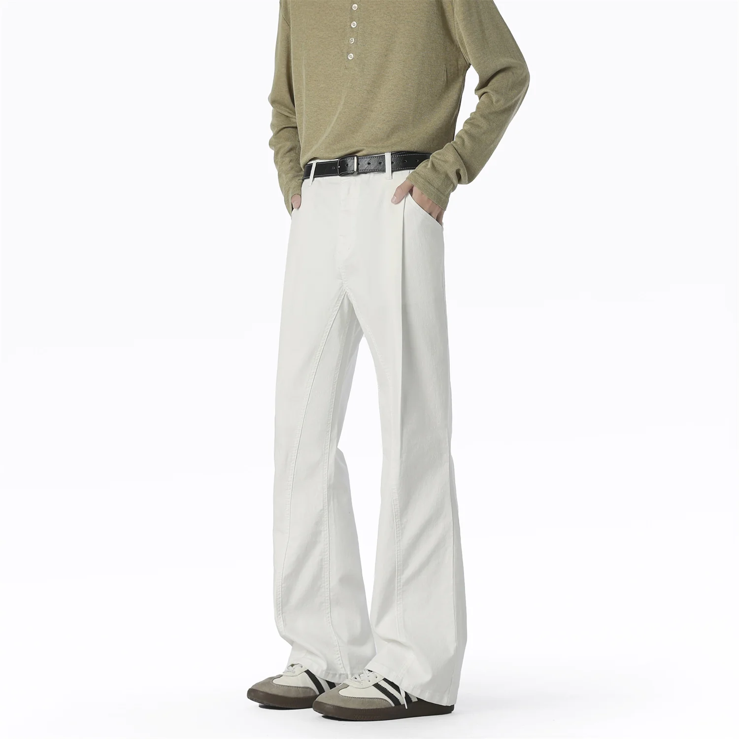Herren lässige Weitbein-Hose mit elastischem Bund und praktischen Taschen Heidi-Mode - Image 8