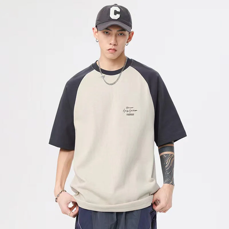Herren Lässiges Raglan-T-Shirt mit Urbanem Design und Komfortablem Schnitt Heidi-Mode - Image 3