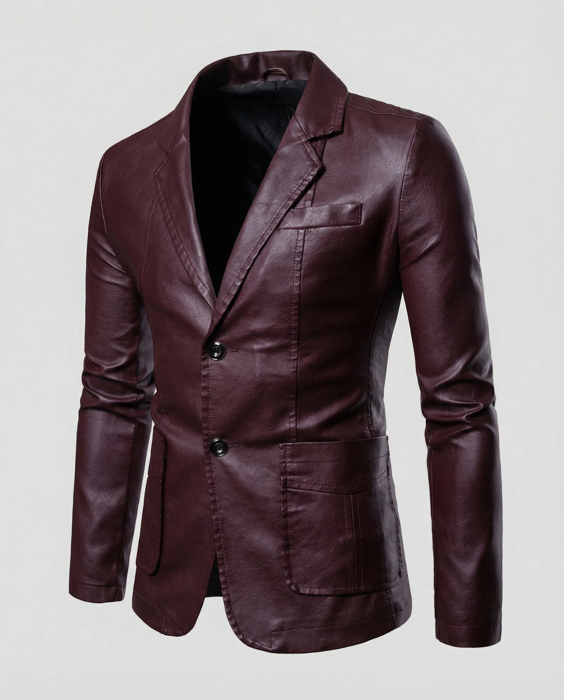 Herren Lederblazer elegant - Image 3