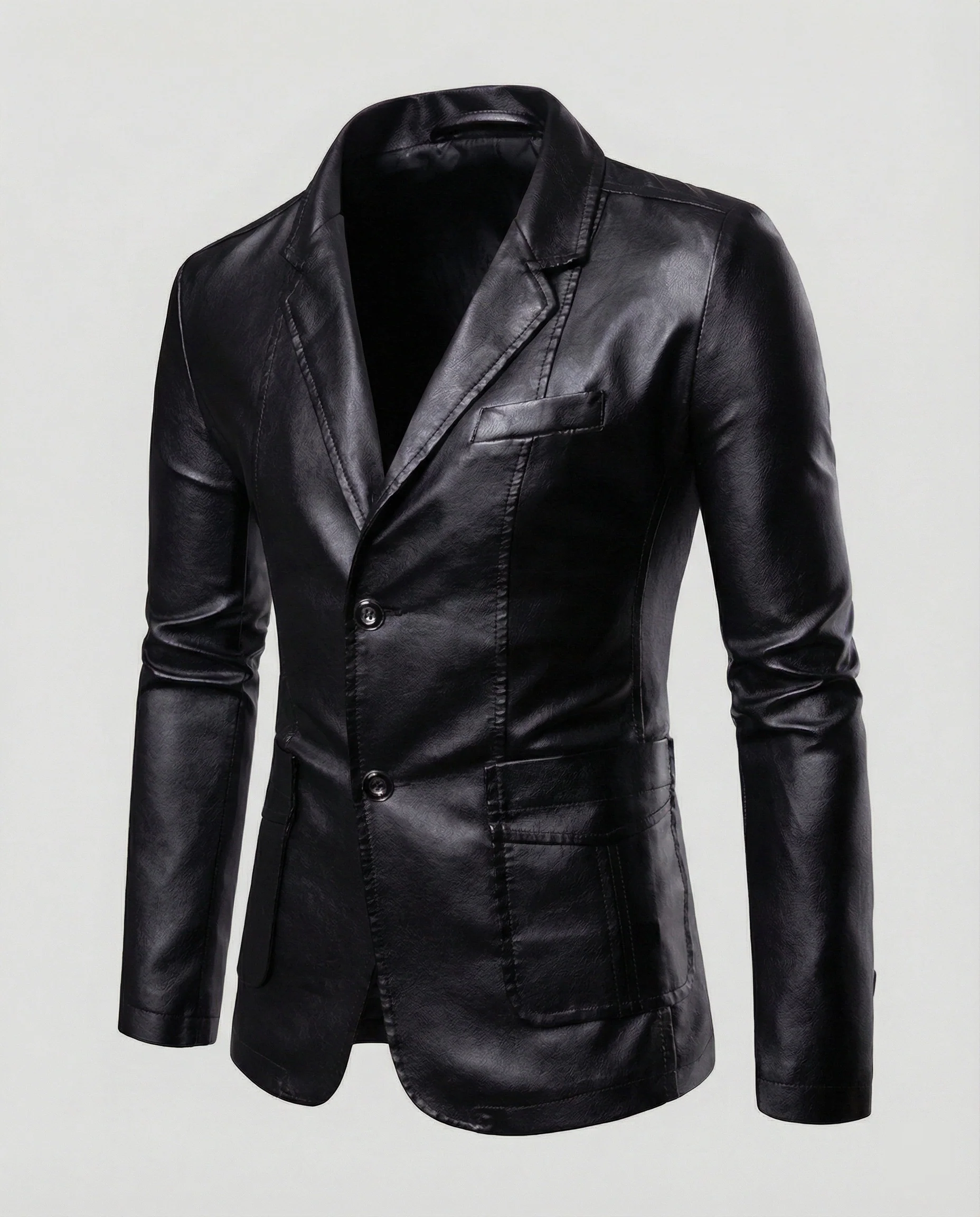 Herren Lederblazer elegant - Image 5