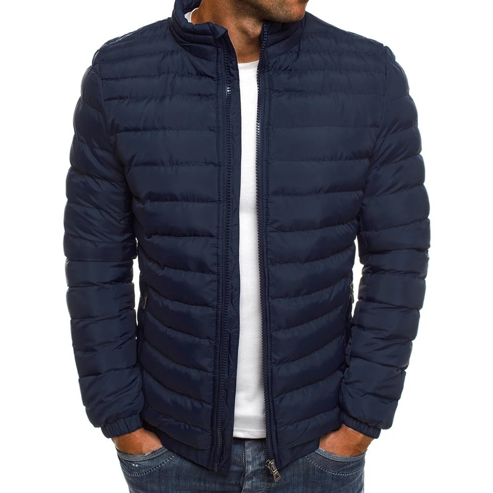 Herren leichte Steppjacke mit hohem Kragen und optimaler Isolierung Heidi-Mode - Image 8