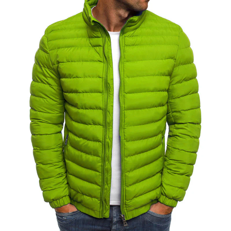 Herren leichte Steppjacke mit hohem Kragen und optimaler Isolierung Heidi-Mode - Image 9