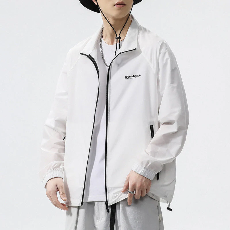 Herren Leichte Windjacke mit Umweltfreundlichem Funktionsmaterial Heidi-Mode - Image 4