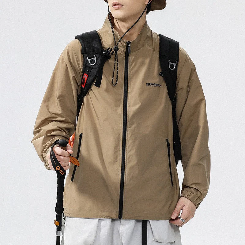 Herren Leichte Windjacke mit Umweltfreundlichem Funktionsmaterial Heidi-Mode - Image 6