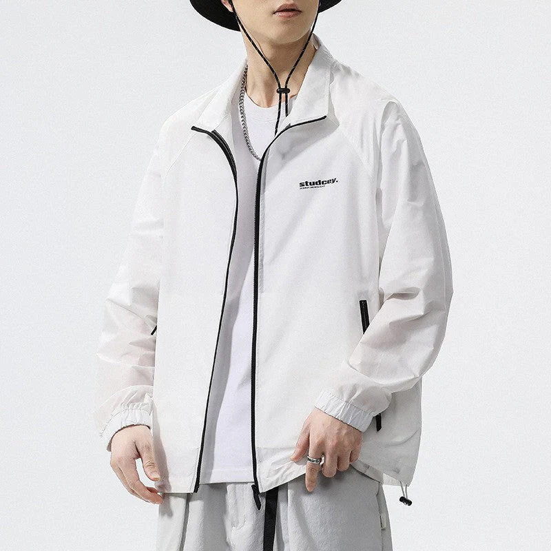 Herren Leichte Windjacke mit Umweltfreundlichem Funktionsmaterial Heidi-Mode - Image 7