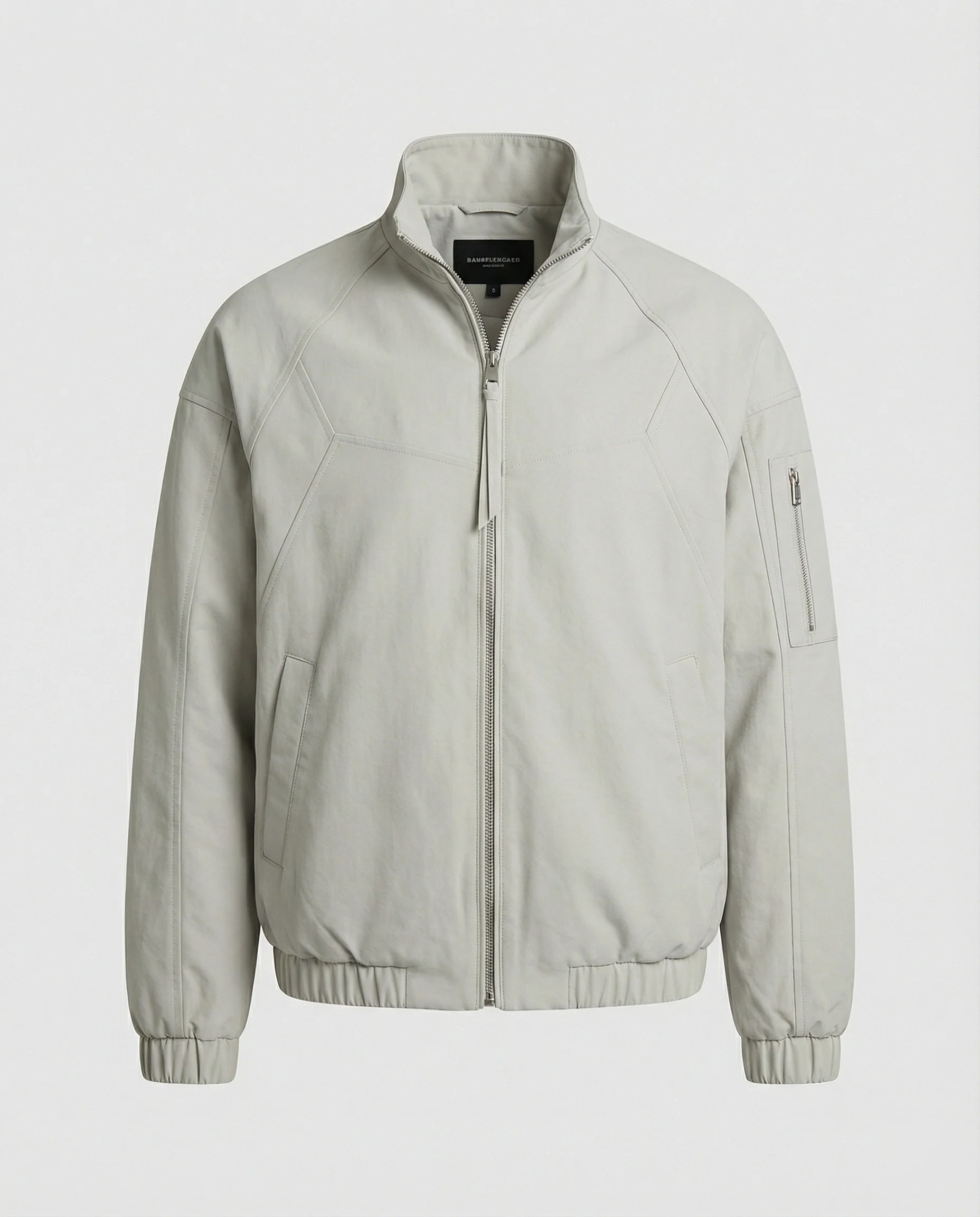 Herren leichter funktionaler Blouson mit Raglanärmeln, Zweiwege-Reißverschluss und Kordelzugsaum Heidi-Mode - Image 4