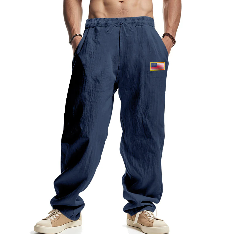 Herren lockere Freizeit-Hose mit elastischem Bund und seitlichen Taschen Heidi-Mode - Image 5