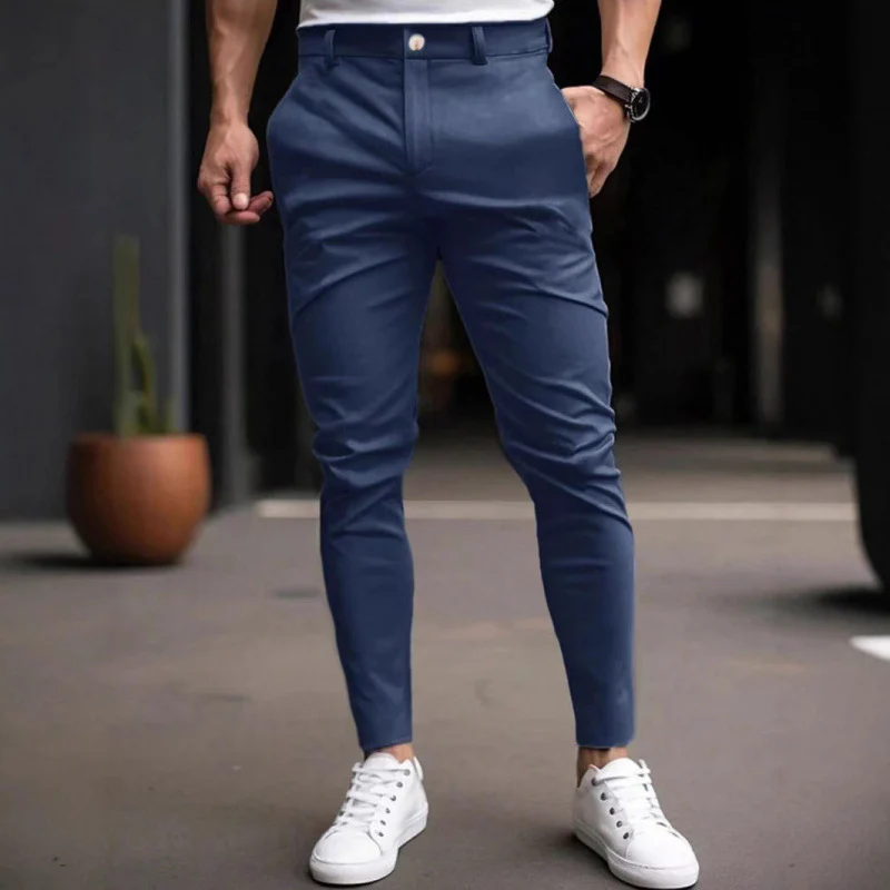 Herren Chinohose Slim Fit mit Seitentaschen - Image 5