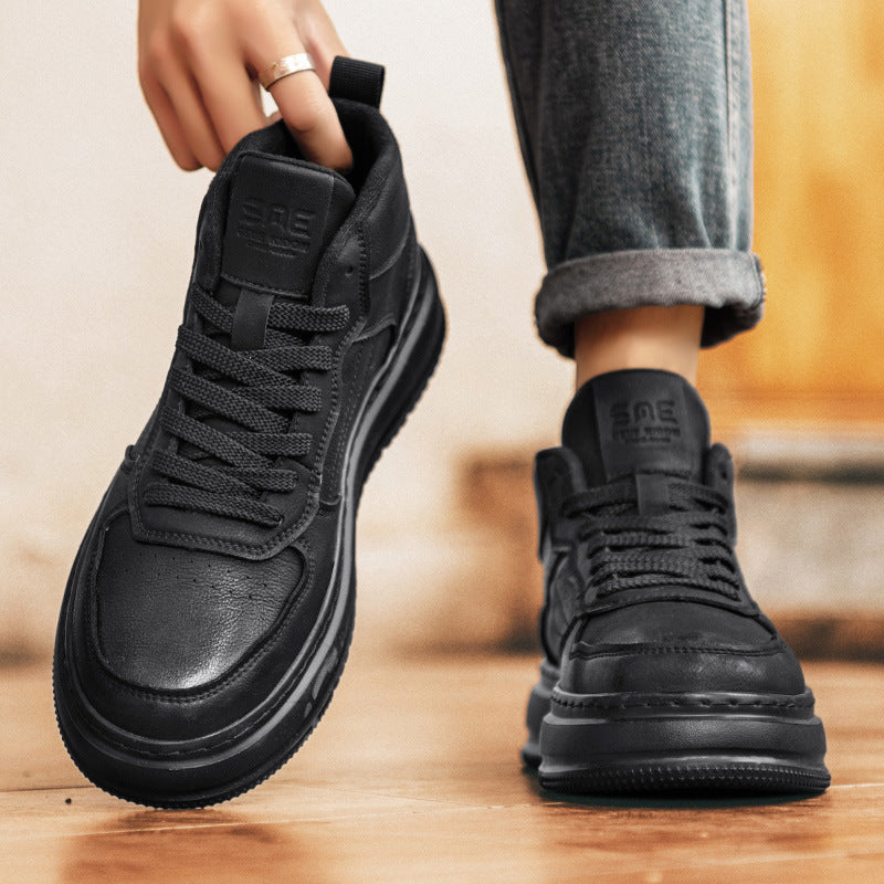 Herren modische high-top Sneakers mit weichem Innenfutter und stabiler Sohle Heidi Mode - Image 4