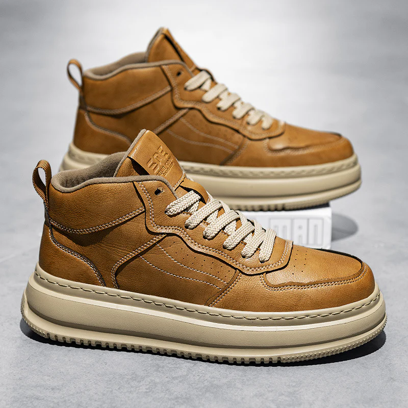 Herren modische high-top Sneakers mit weichem Innenfutter und stabiler Sohle Heidi Mode - Image 7