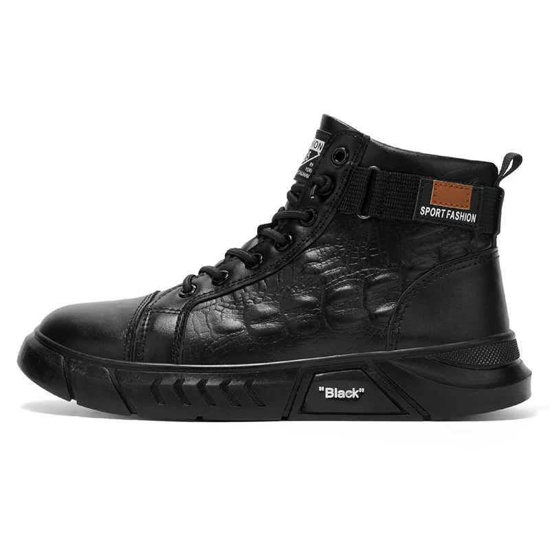 Herren Modische High-Top Stiefel mit robustem Design und praktischer Reißverschlussfunktion Heidi Mode - Image 5