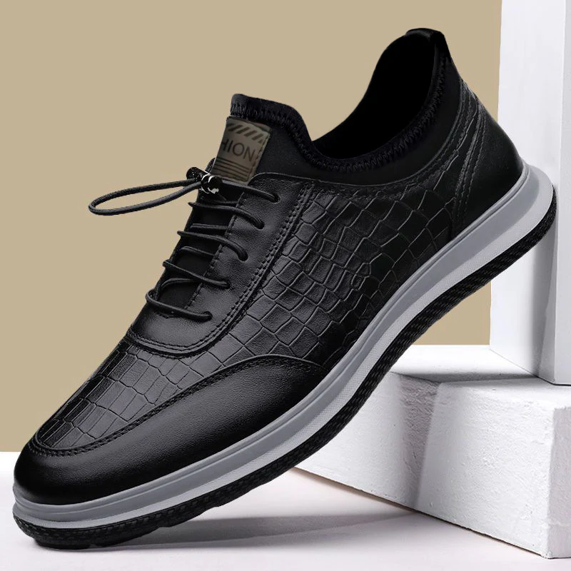 Herren modische Sneaker mit edlem Schlangenmuster Heidi Mode - Image 2