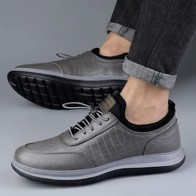 Herren modische Sneaker mit edlem Schlangenmuster Heidi Mode - Image 3