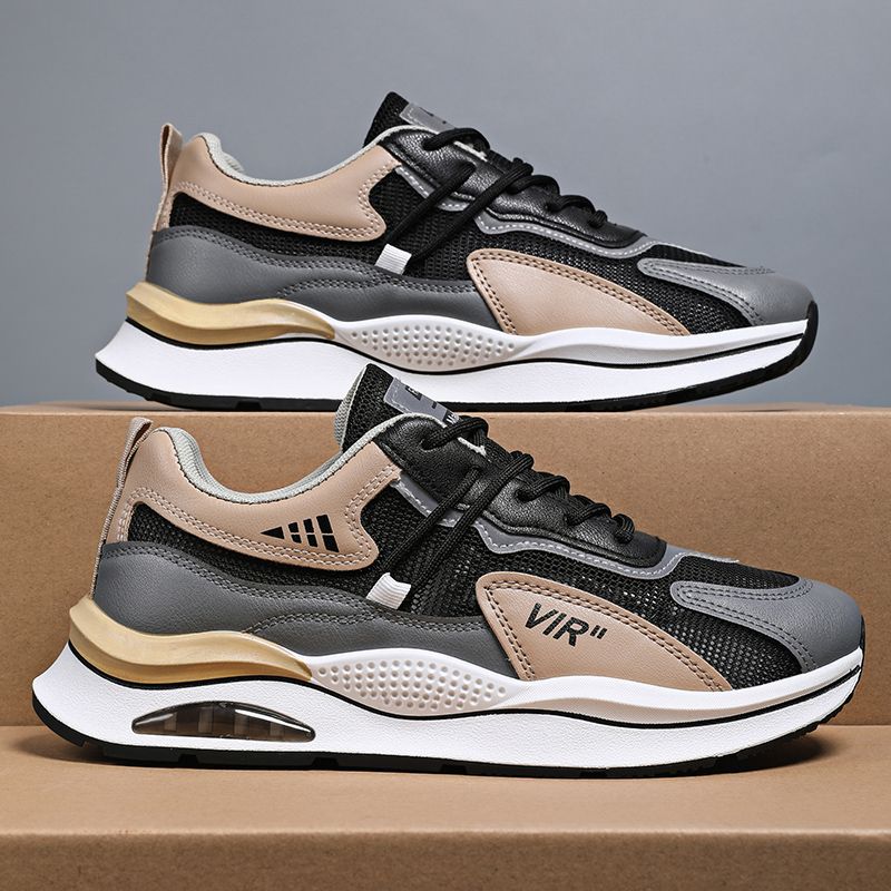 Herren modische Sneakers mit atmungsaktivem Mesh-Obermaterial und dämpfender Laufsohle Heidi Mode - Image 4