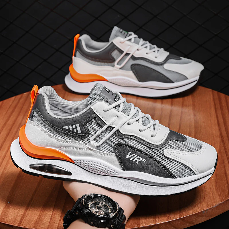 Herren modische Sneakers mit atmungsaktivem Mesh-Obermaterial und dämpfender Laufsohle Heidi Mode - Image 6