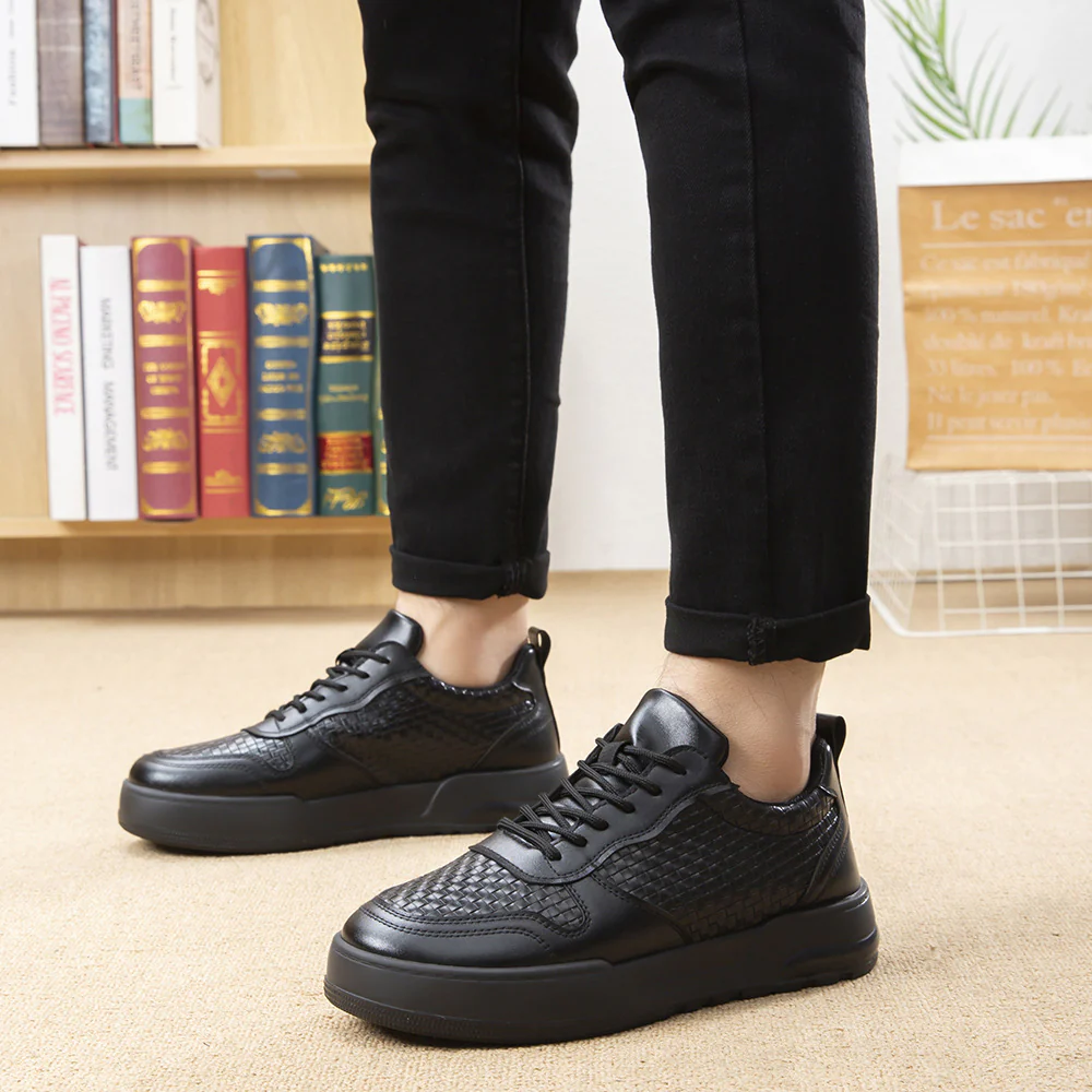 Herren Modische Sneakers mit praktischem Schnürsystem und edlem Design Heidi Mode - Image 3