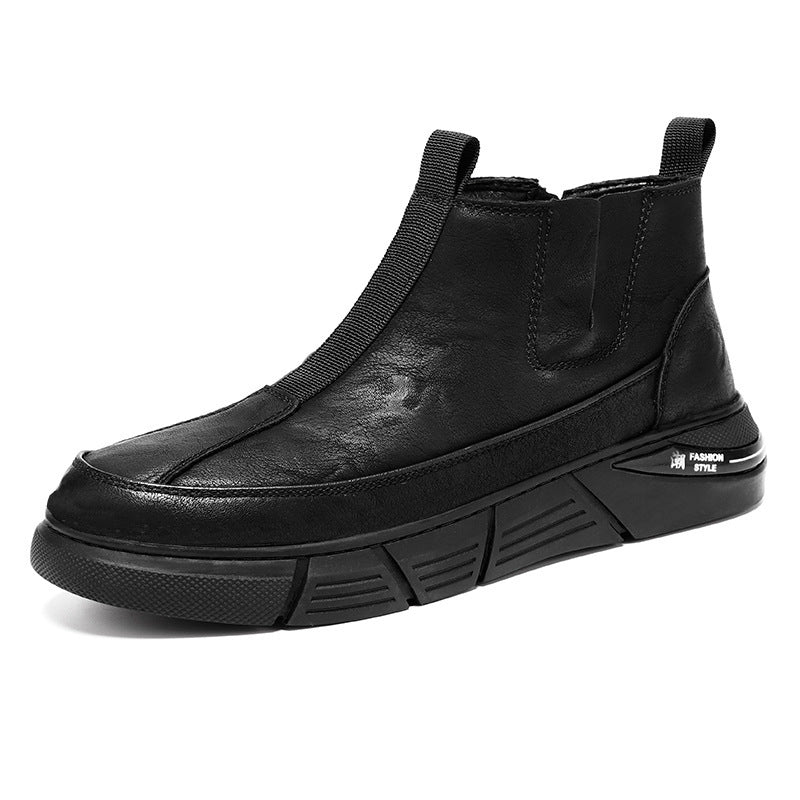 Herren Modische Stiefeletten mit seitlichem Reißverschluss und rutschfester Sohle Heidi Mode - Image 5