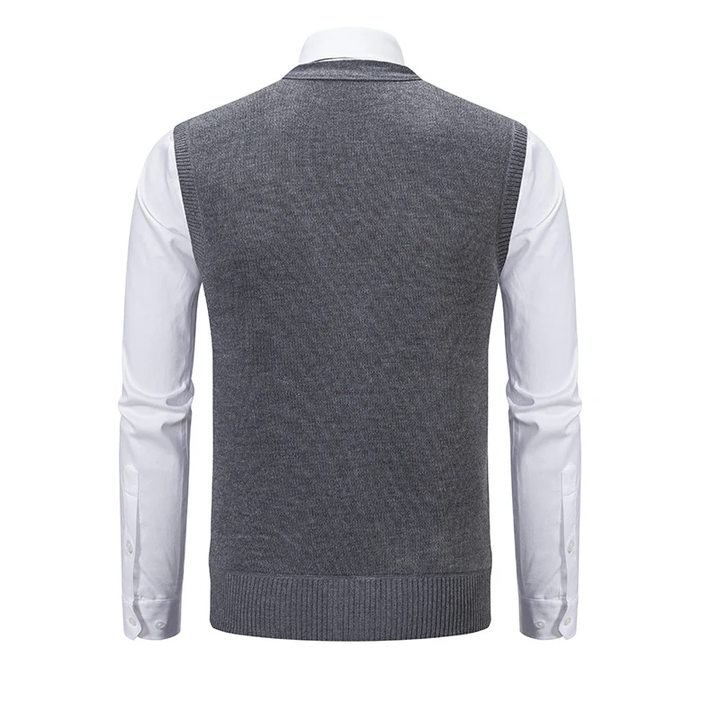 Herren modische Strickweste mit Karomuster Heidi-Mode - Image 4