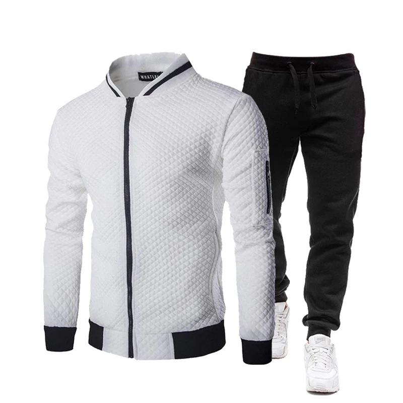 Herren modische Trainingsjacke mit Stehkragen und Sporthose Heidi-Mode - Image 8