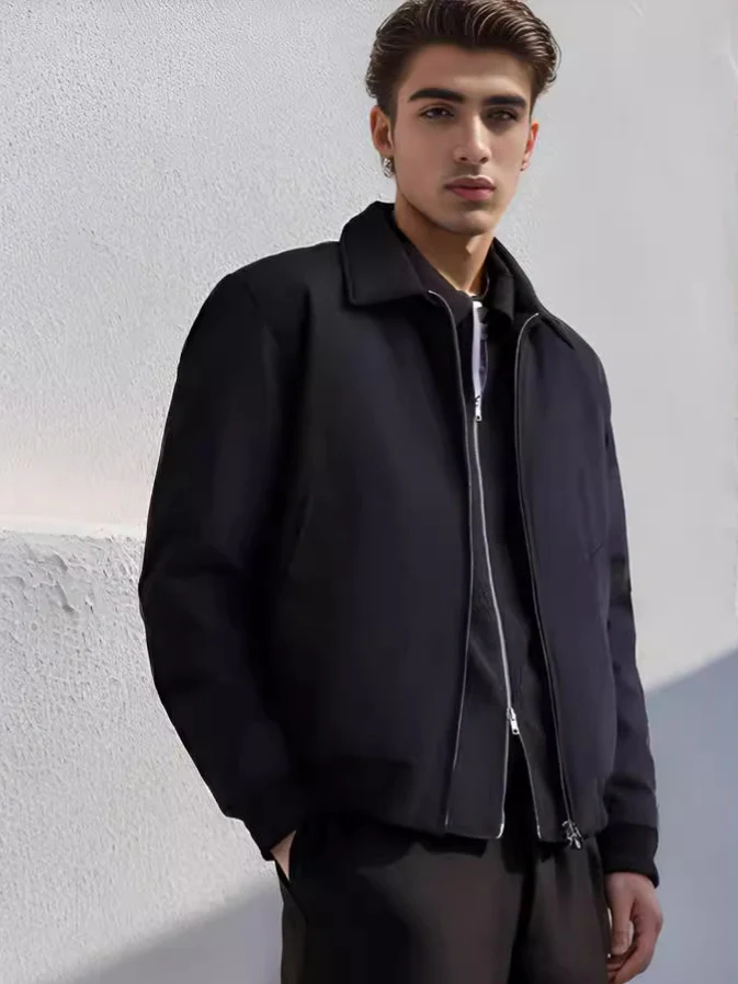 Herren modische Übergangsjacke im sportlichen Schnitt mit Reißverschluss und praktischen Taschen Heidi-Mode - Image 8