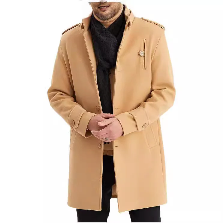 Herren modischer Übergangsmantel mit praktischen Taschen und Stehkragen Heidi-Mode - Image 5