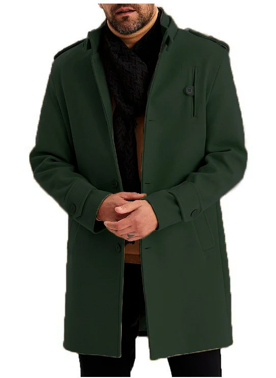 Herren modischer Übergangsmantel mit praktischen Taschen und Stehkragen Heidi-Mode - Image 6