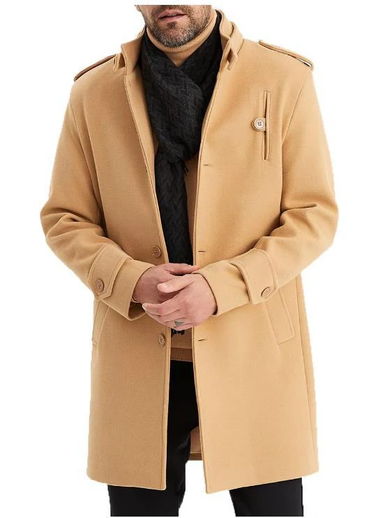Herren modischer Übergangsmantel mit praktischen Taschen und Stehkragen Heidi-Mode - Image 8