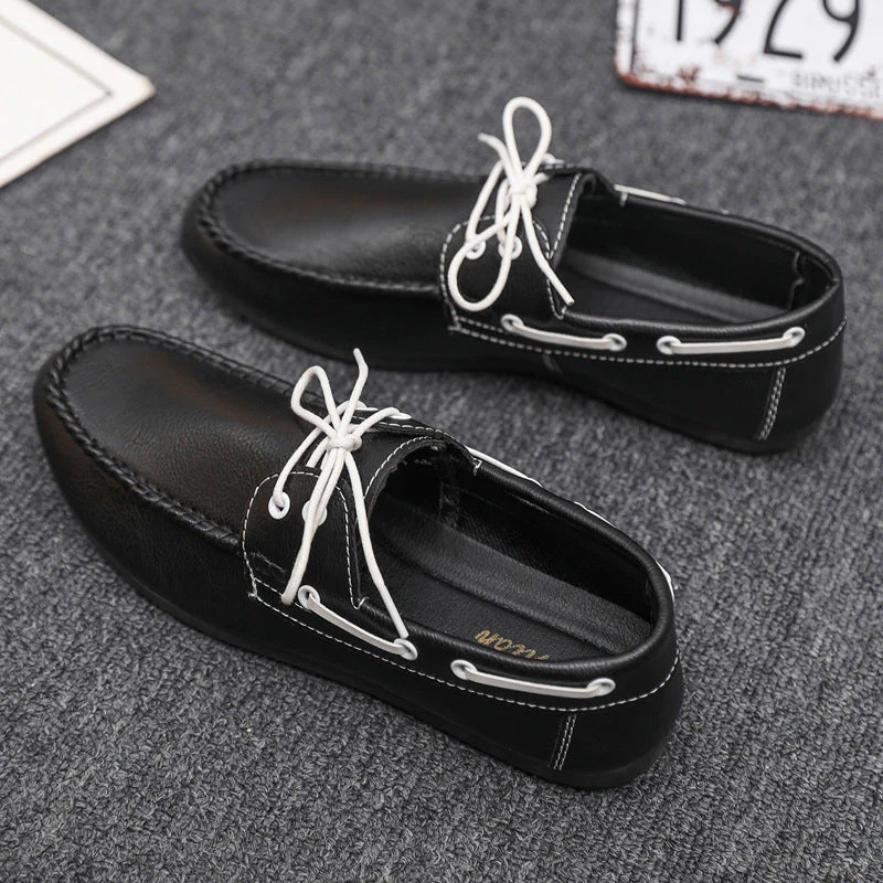 Herren Mokassins mit Eleganter Schnürung und Rutschfester Sohle Heidi-Mode - Image 6