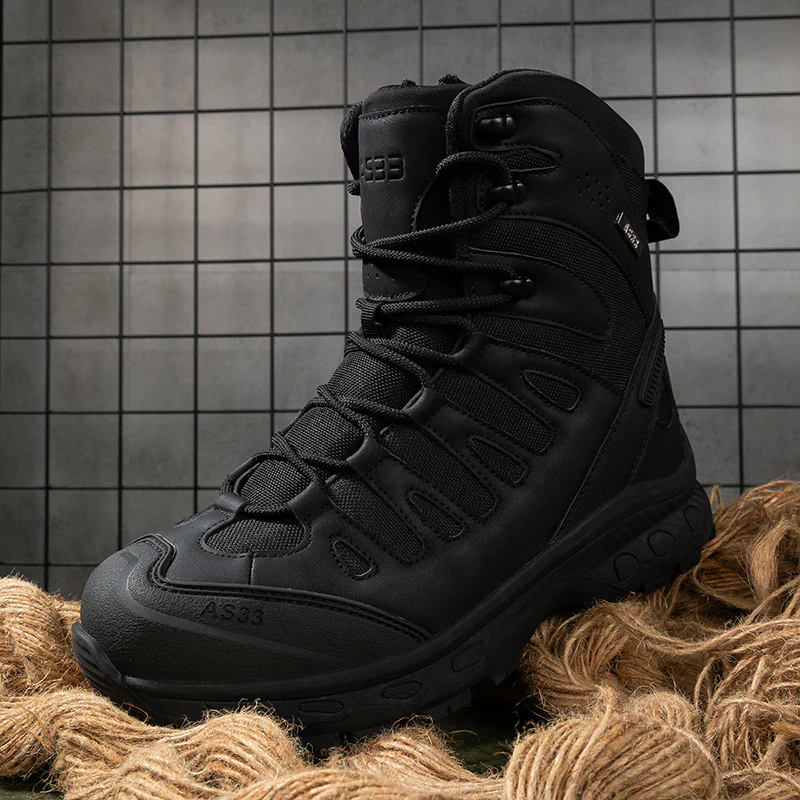 Herren Multifunktionale Bergstiefel mit hohem Knöchelschutz und wasserdichter Membran Heidi Mode - Image 2