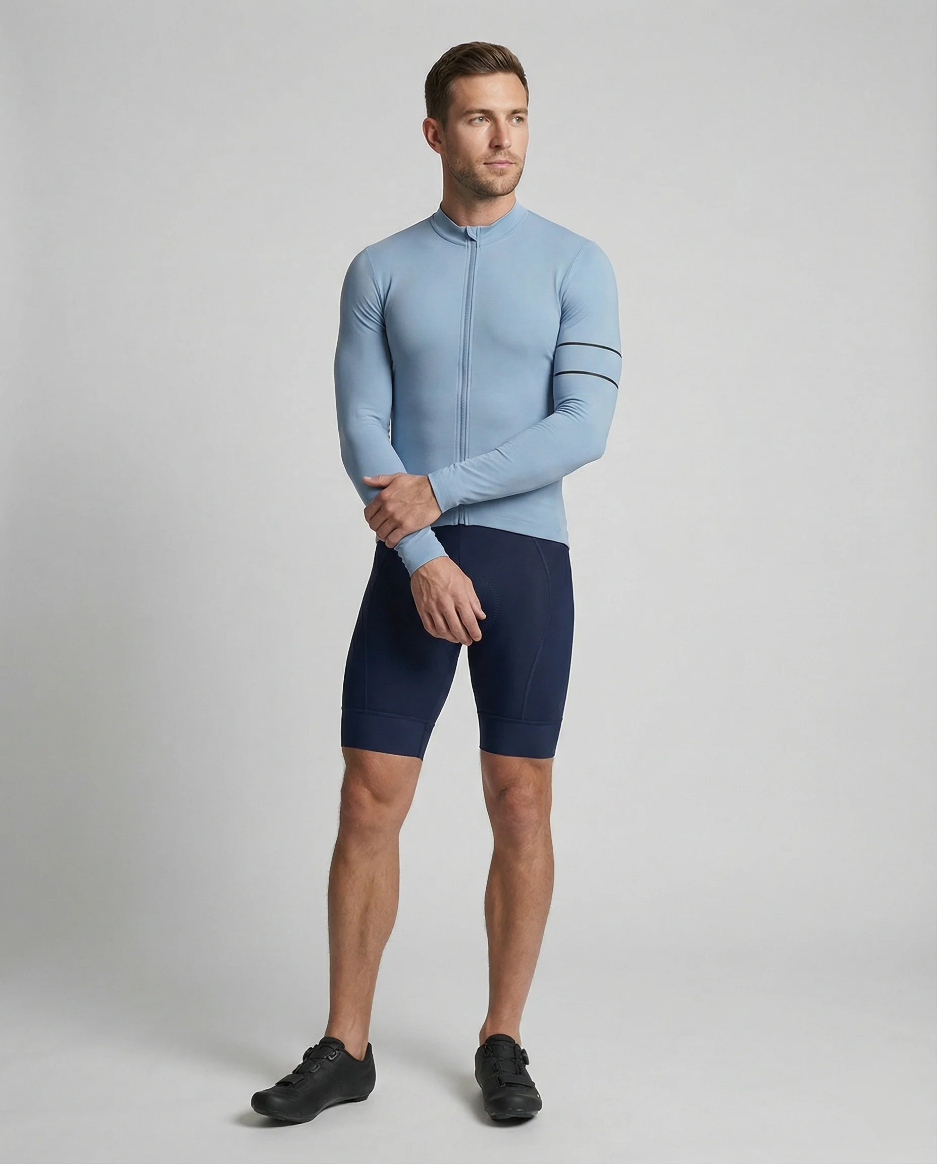 Rennradtrikot Langarm Aerodynamisch Herren - Image 3