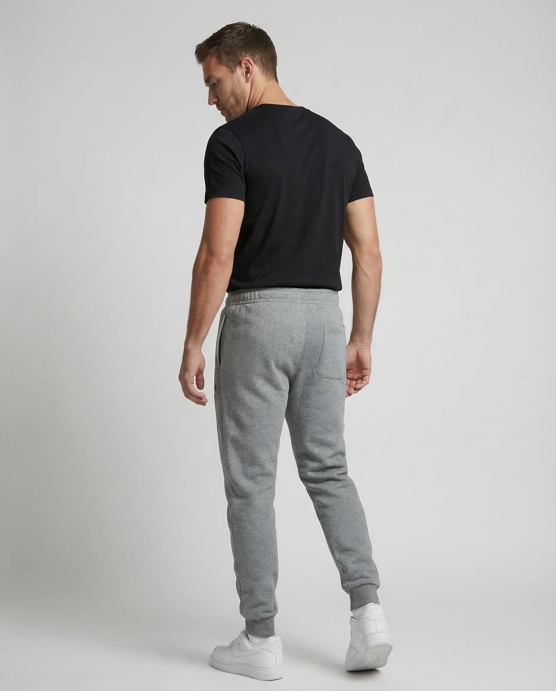 Herren Jogginghose Fleece Logodruck - Image 4