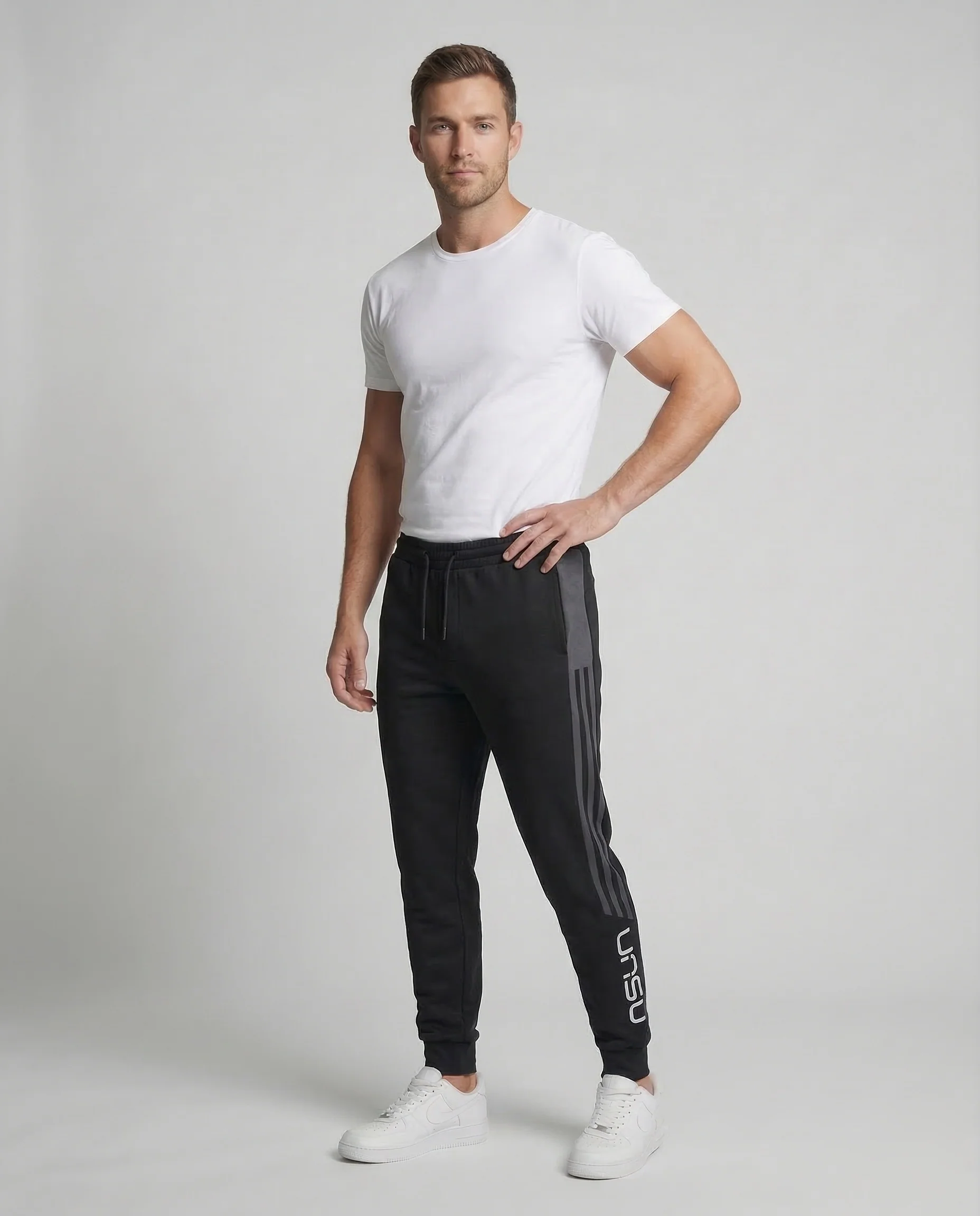 Herren Trainingshose Sport Streifen - Image 2