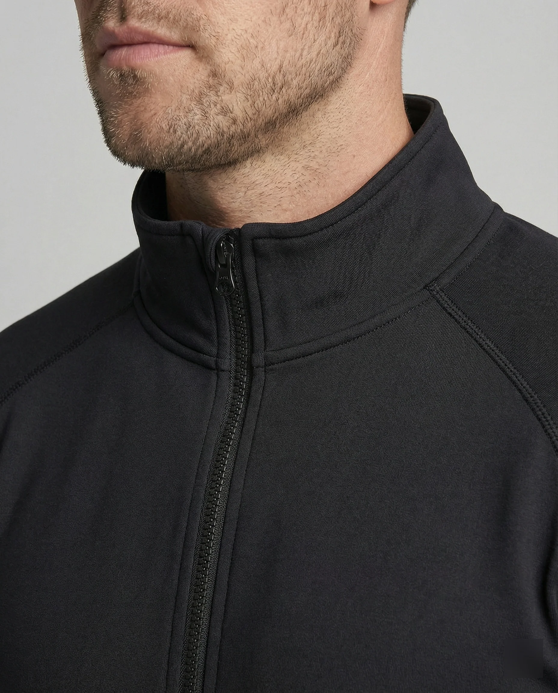Trainingsjacke Athletisch Mit Stehkragen Herren - Image 5