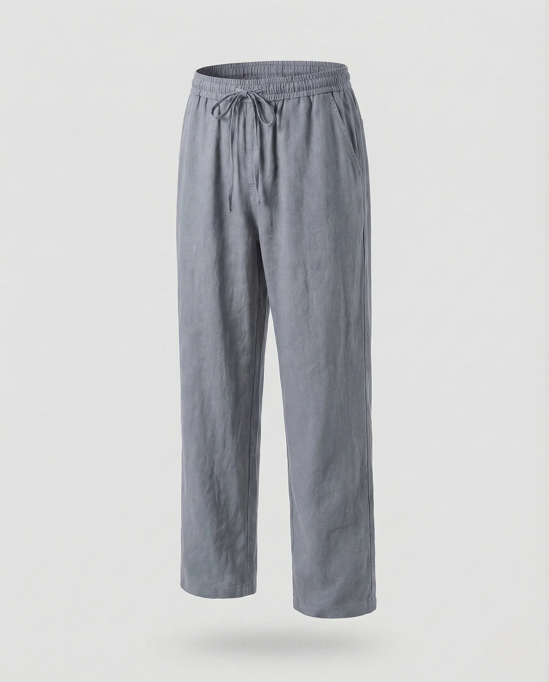 Herren Leinenhose weit mit Tunnelzug Sommer Hose - Image 6