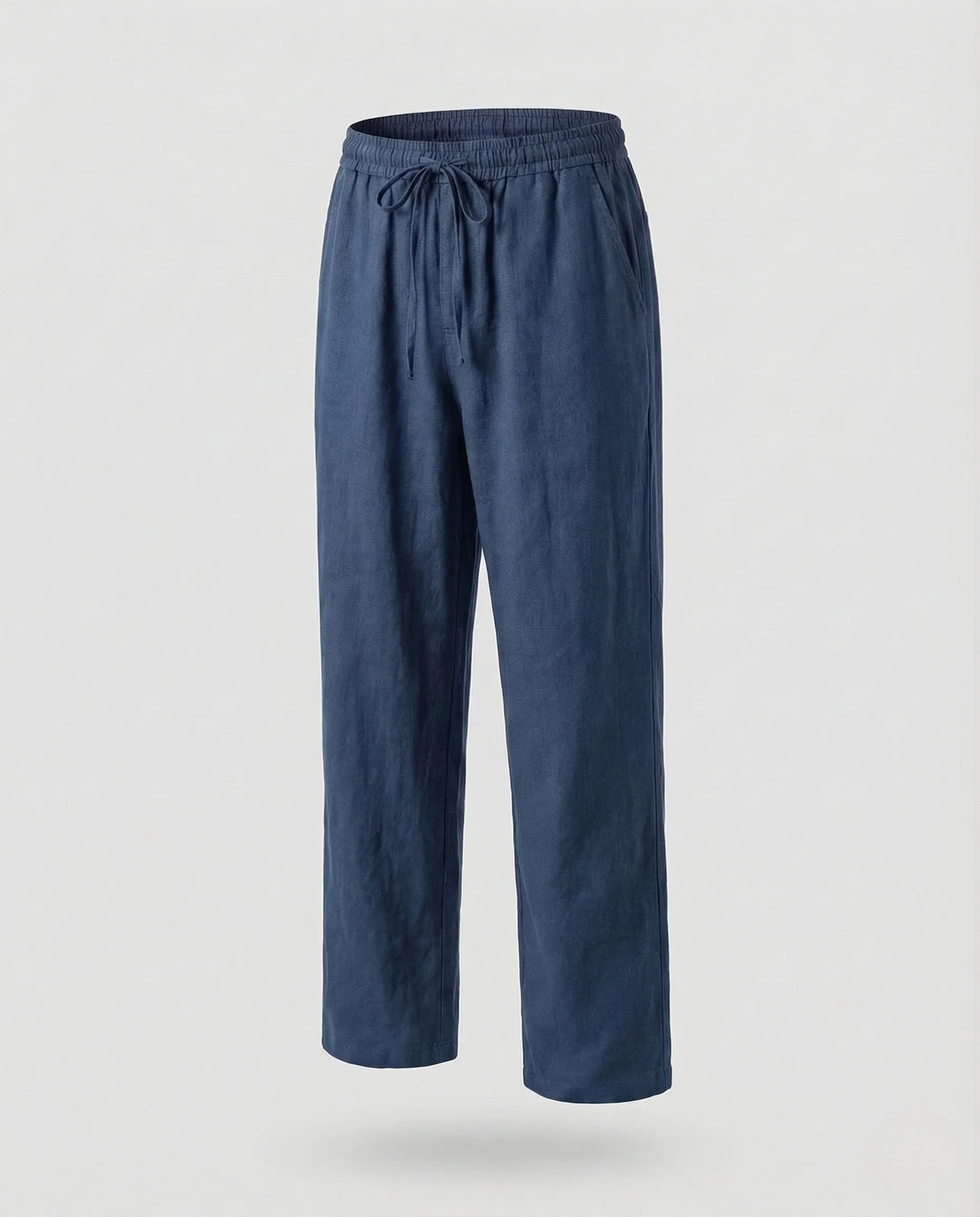 Herren Leinenhose weit mit Tunnelzug Sommer Hose - Image 7