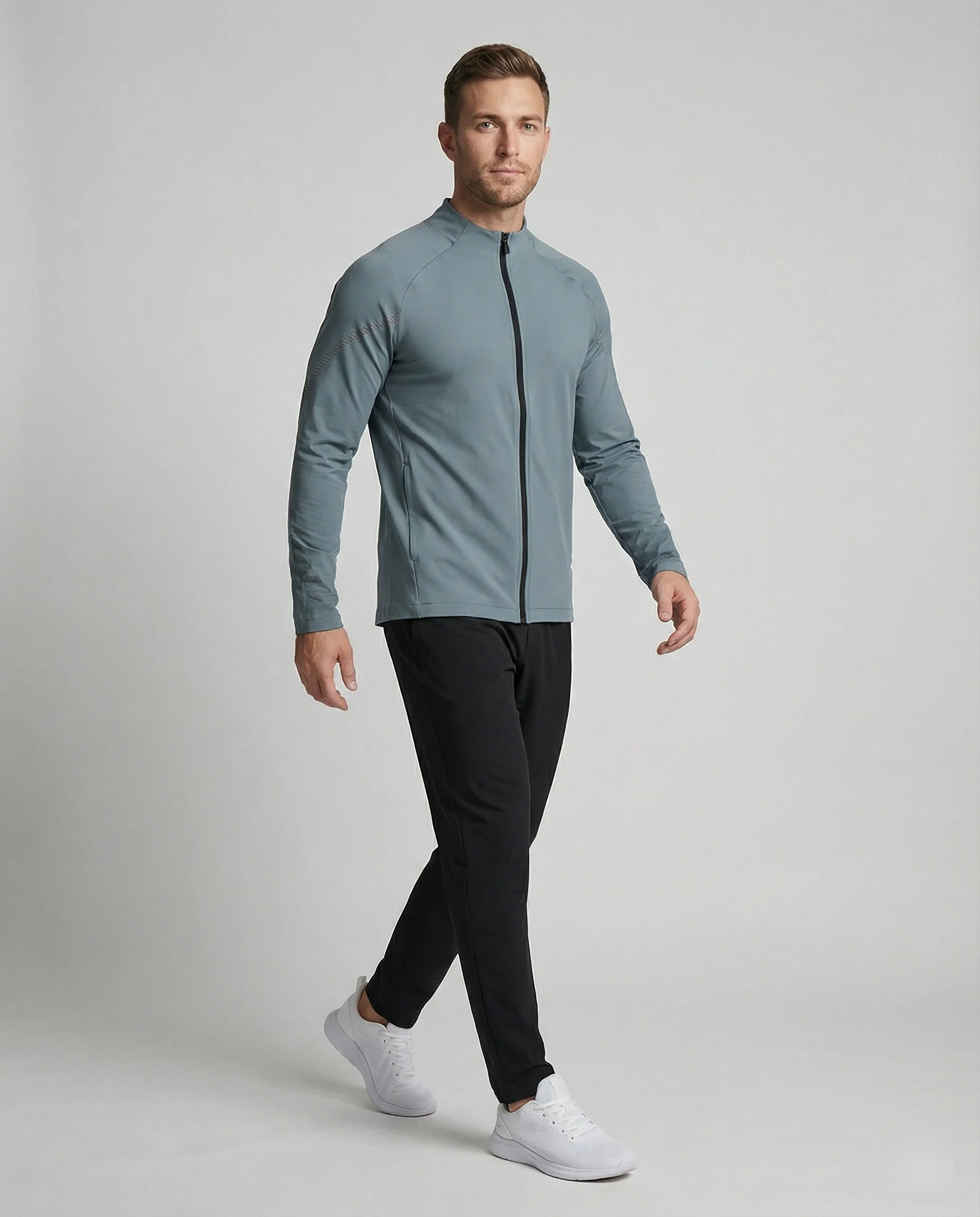 Trainingsjacke Atmungsaktiv Raglan Herren - Image 7