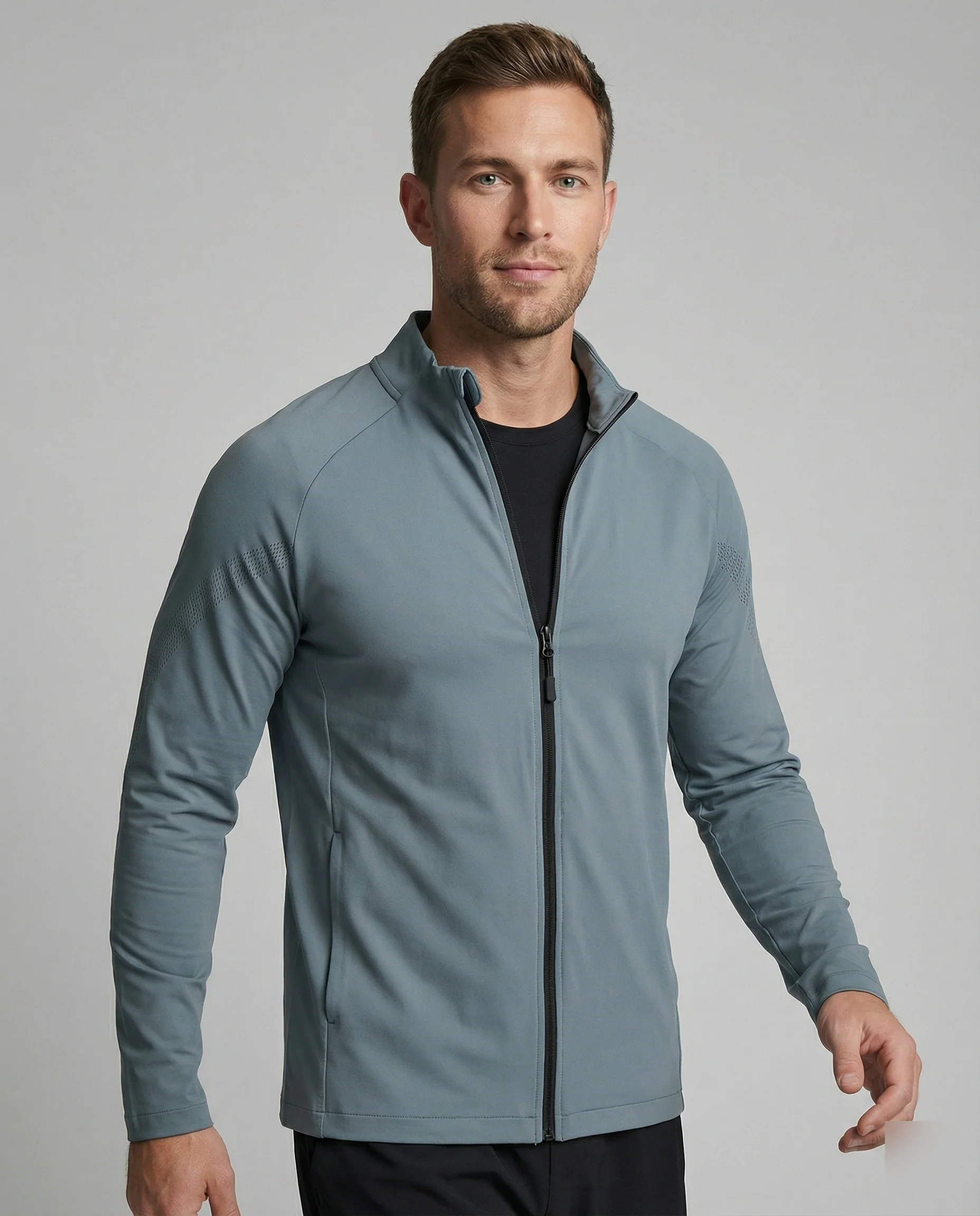 Trainingsjacke Atmungsaktiv Raglan Herren - Image 9