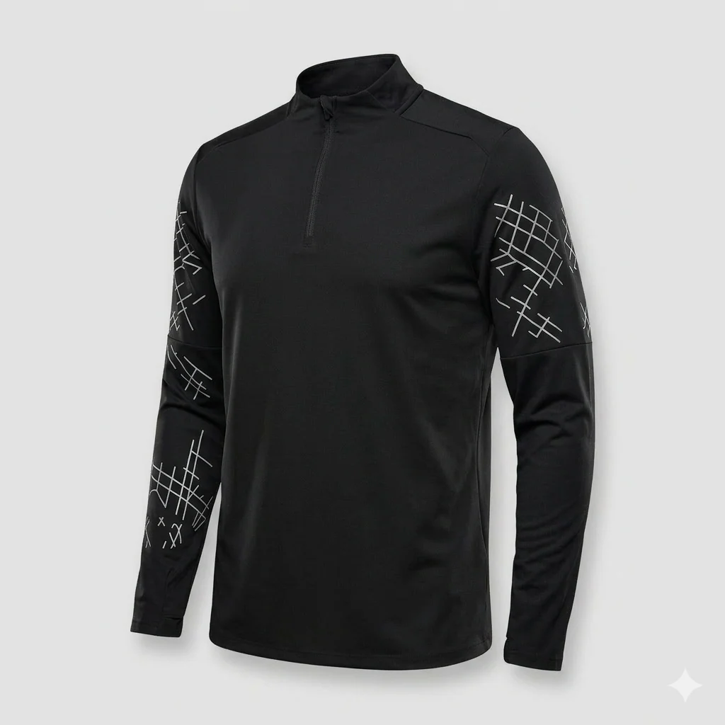 Herren Laufshirt mit Reflektor-Print - Image 6