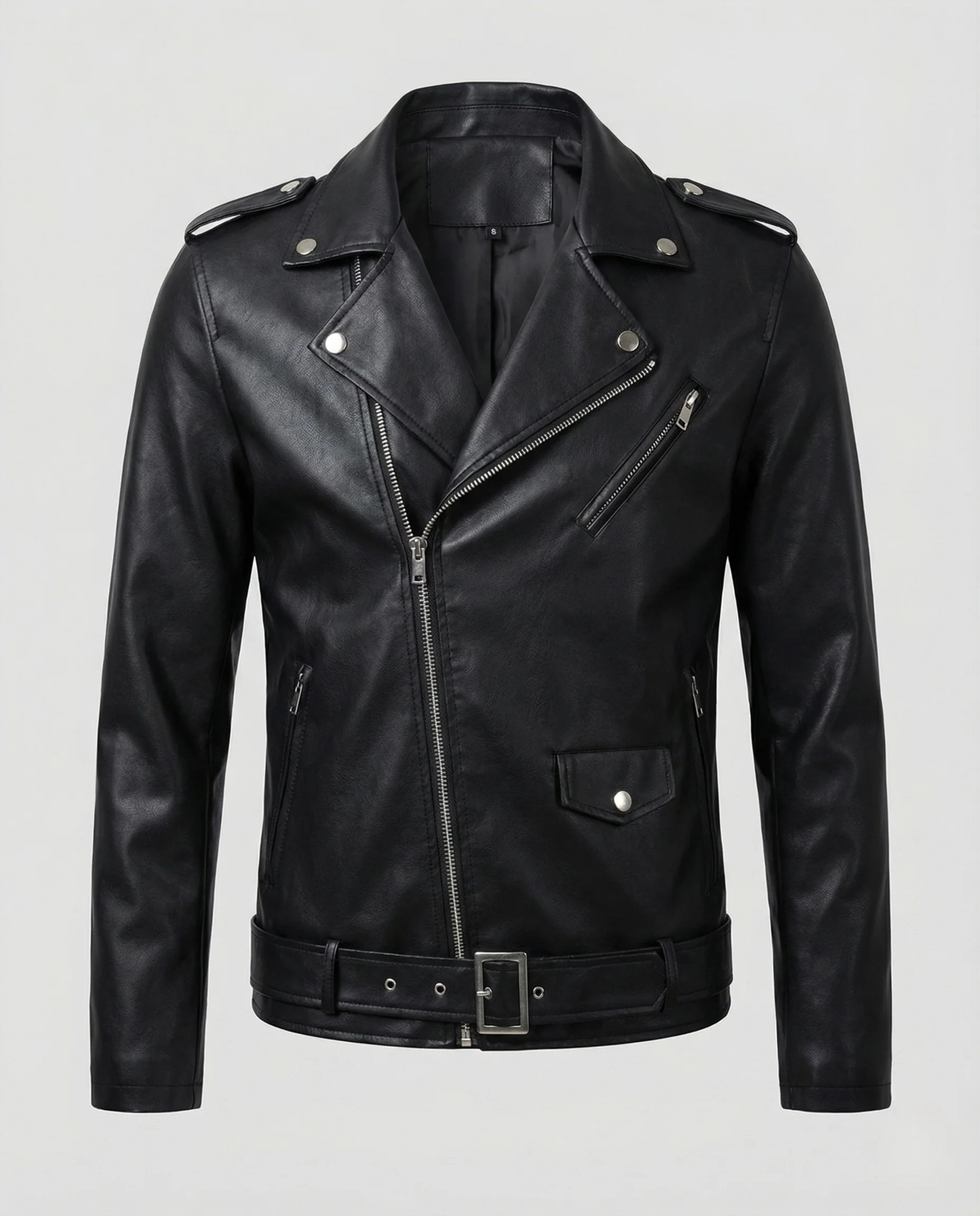 Freizeitkleidung Herren Bikerjacke Vegan - Image 4