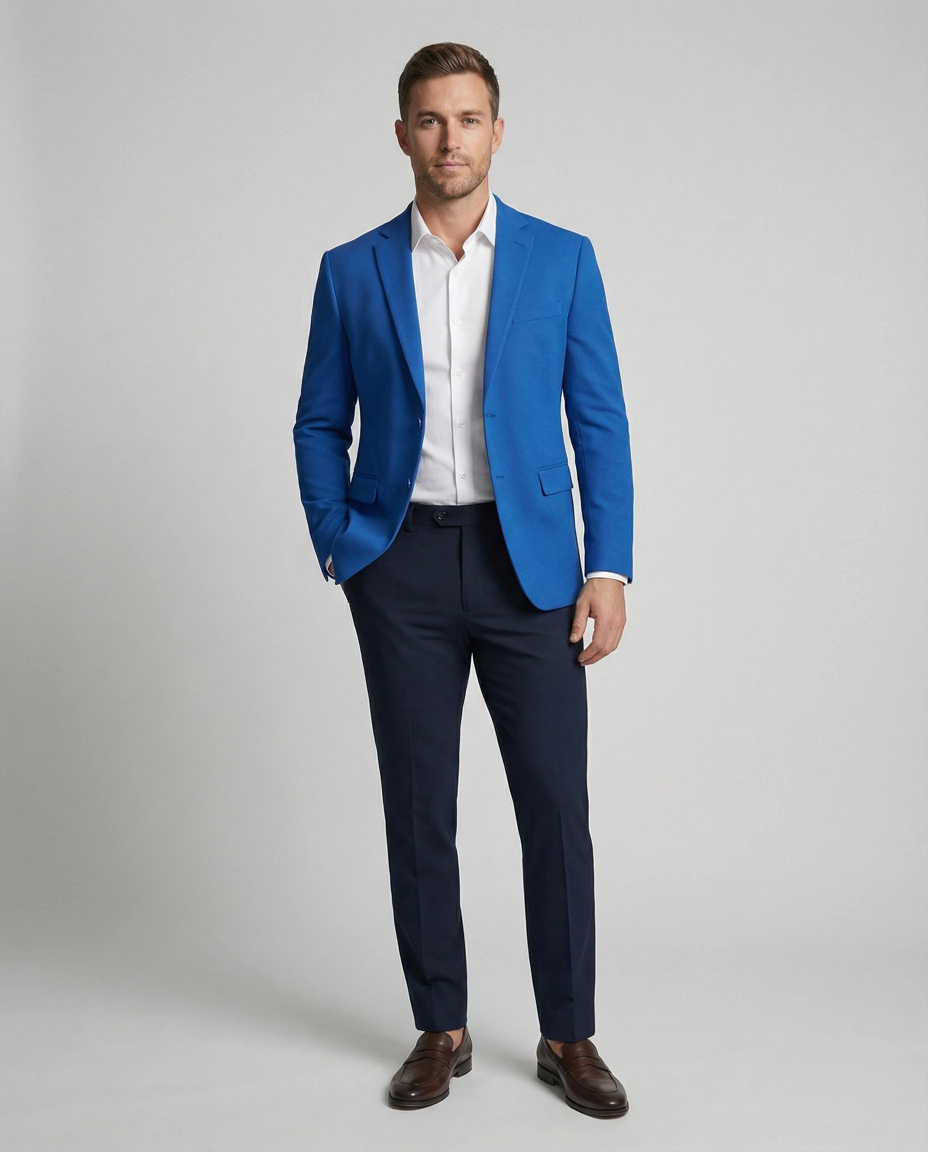 City Blazer Strukturstoff Herren - Image 16
