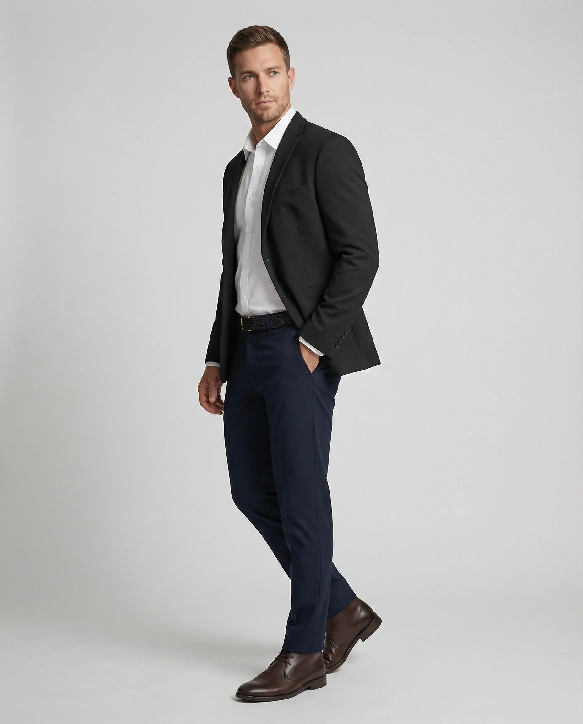 City Blazer Strukturstoff Herren - Image 19