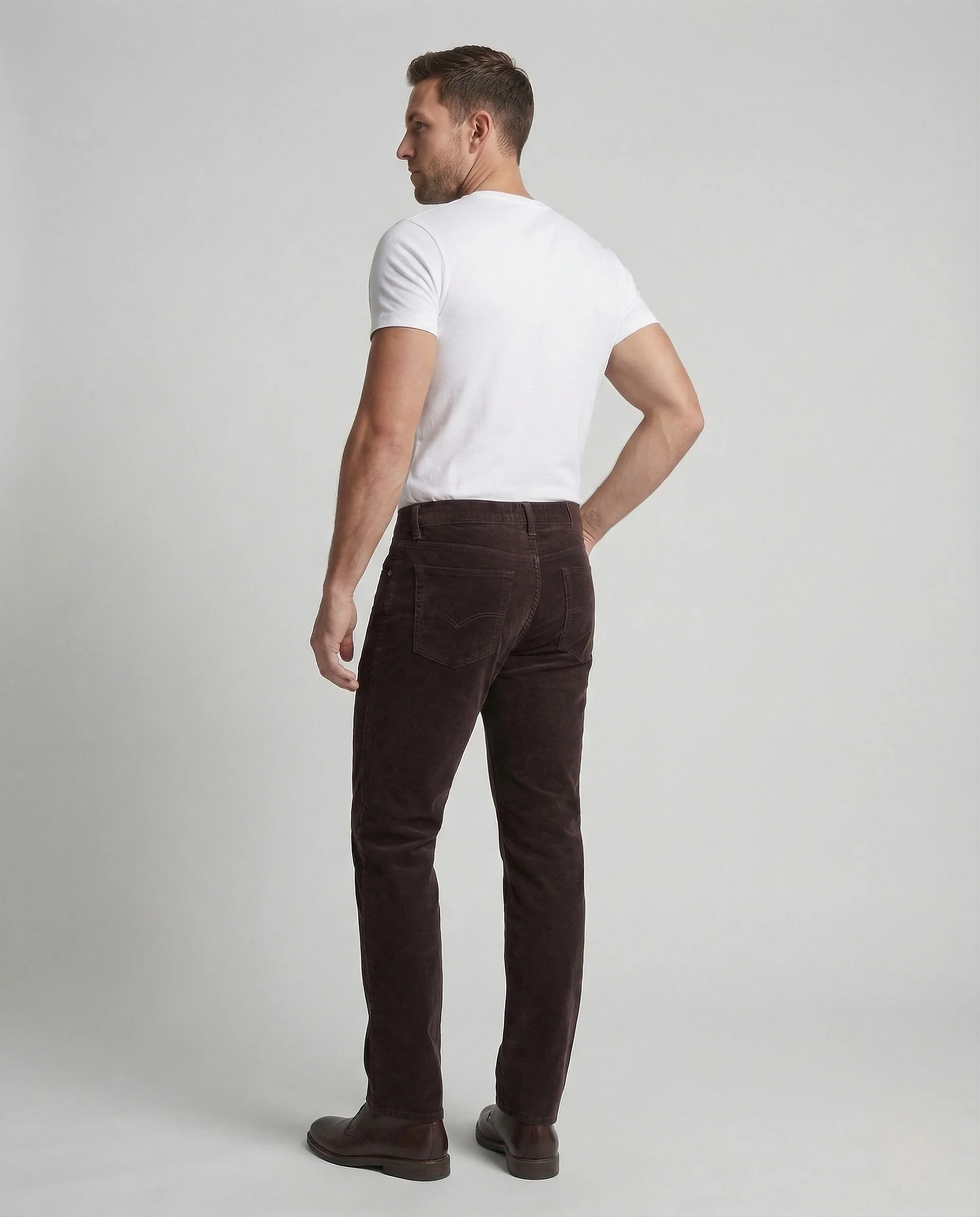 Herren Cord Chino Gerade - Image 4