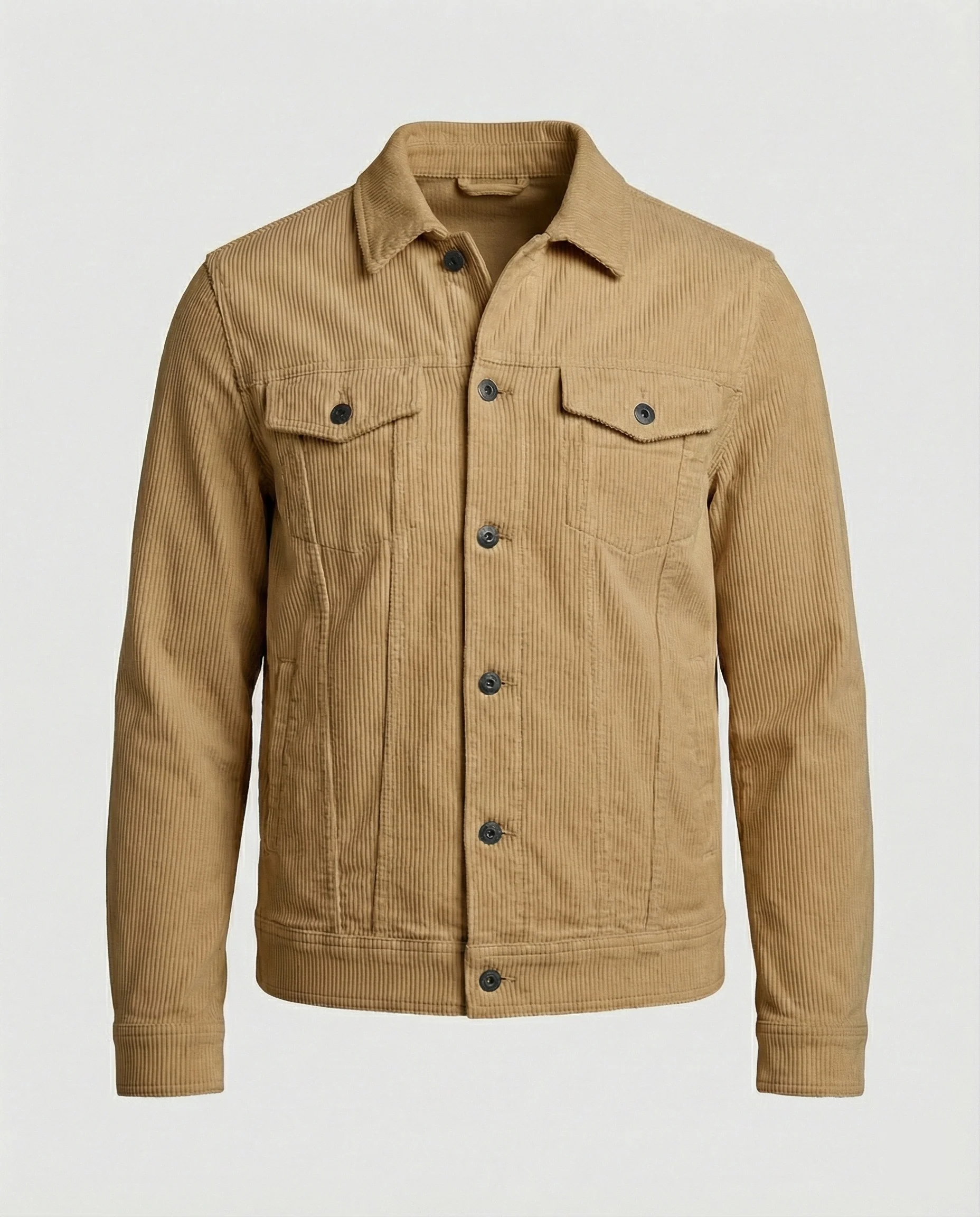 Cord Überhemdjacke Mit Druckknöpfen Herren - Image 3