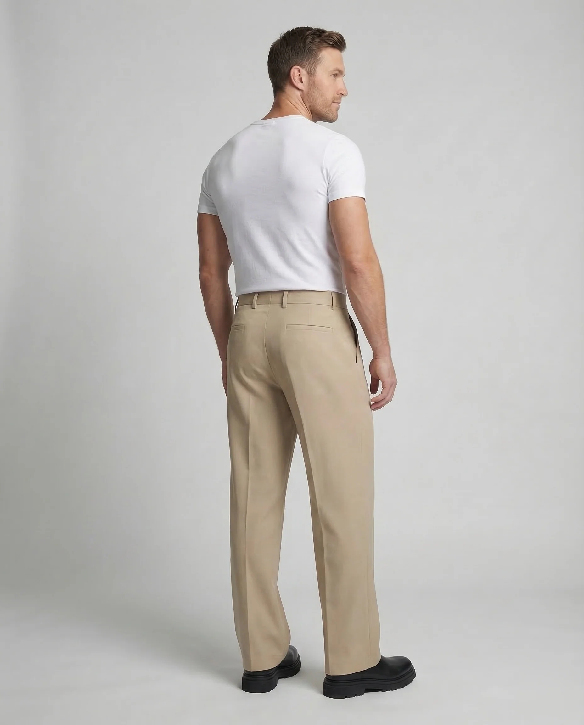Herren Bundfaltenhose Weit - Image 4