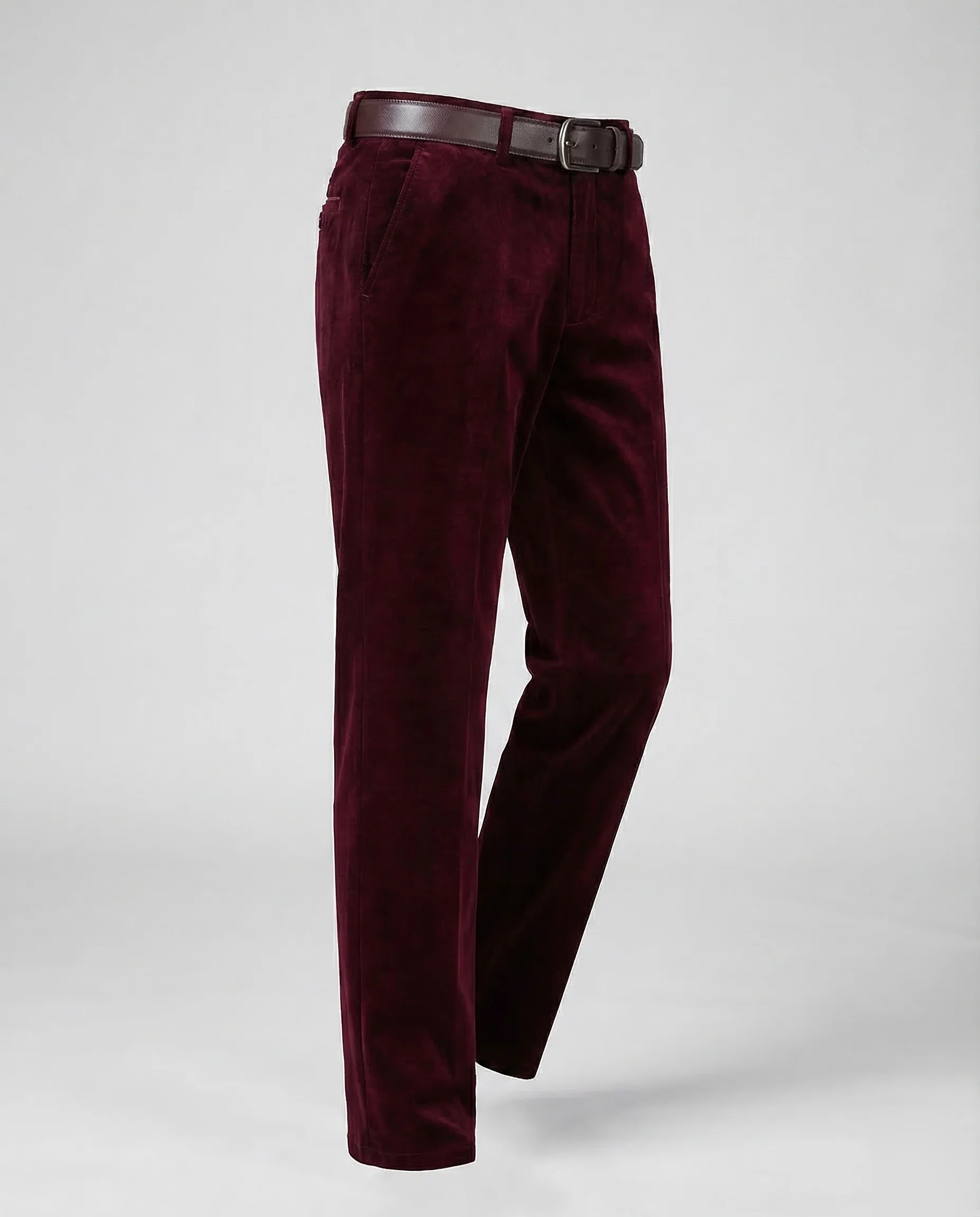 Herren Feincordhose Gerade Bügelfalte - Image 7