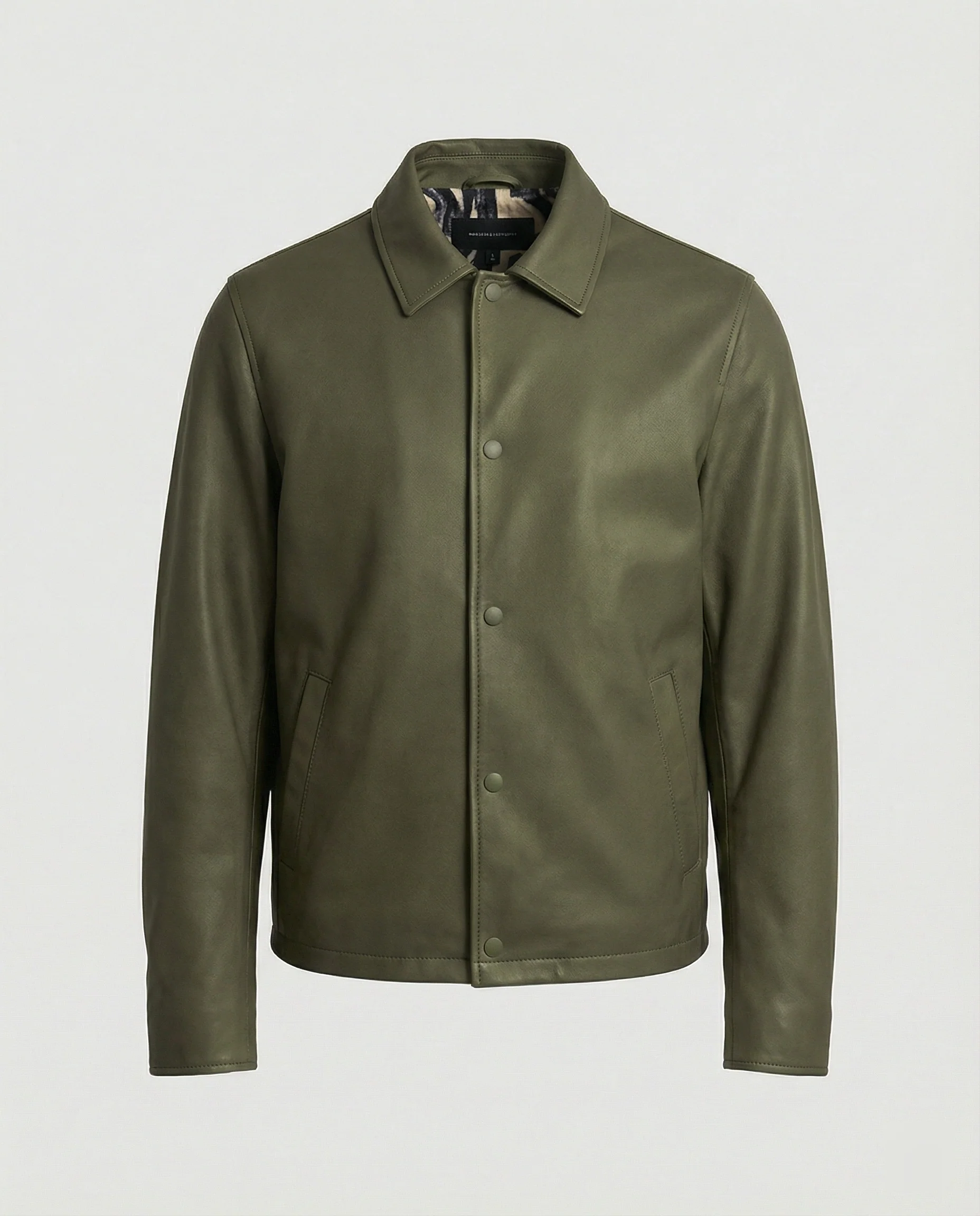 Herren Lederoptik Übergangsjacke - Image 3