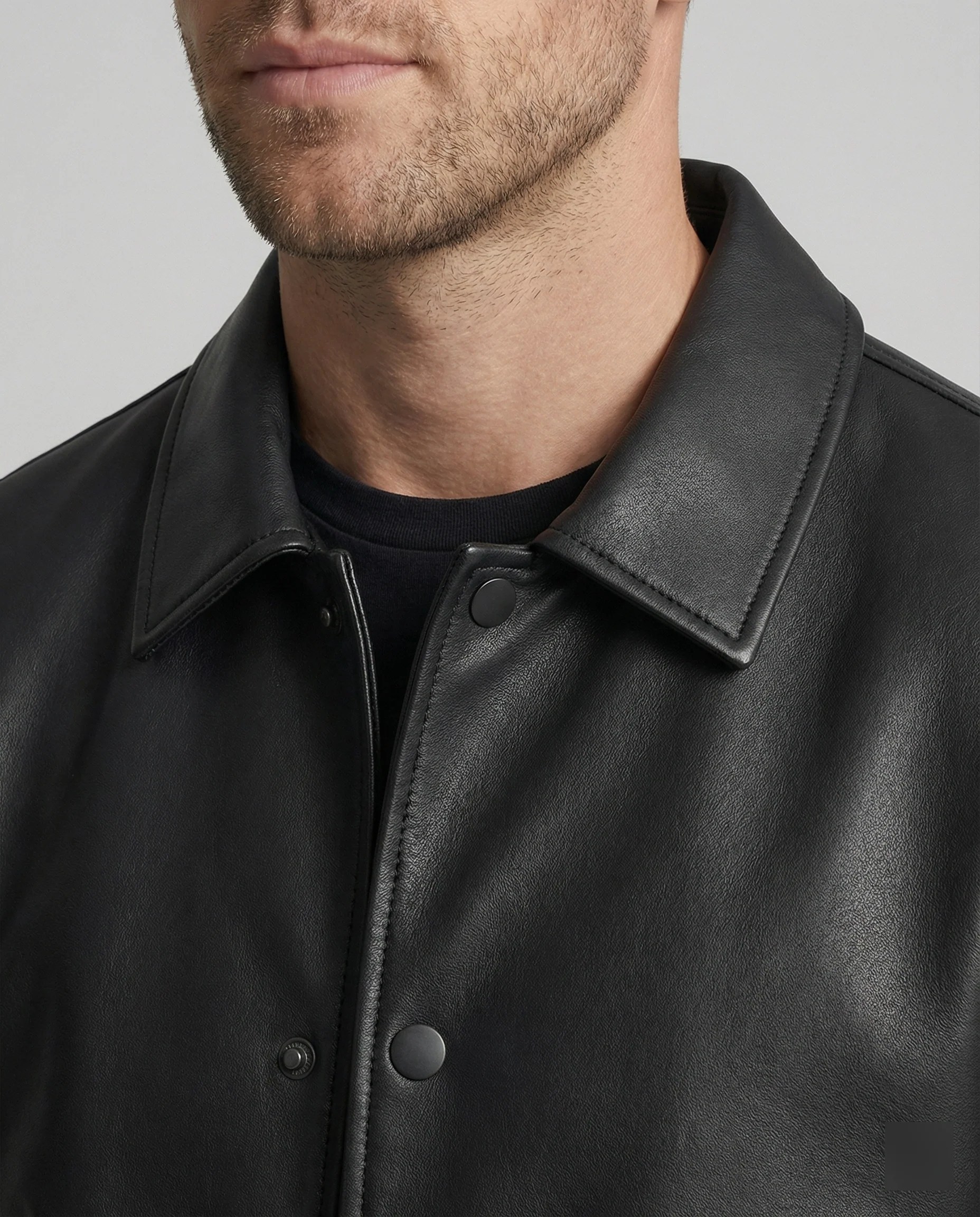 Herren Lederoptik Übergangsjacke - Image 5