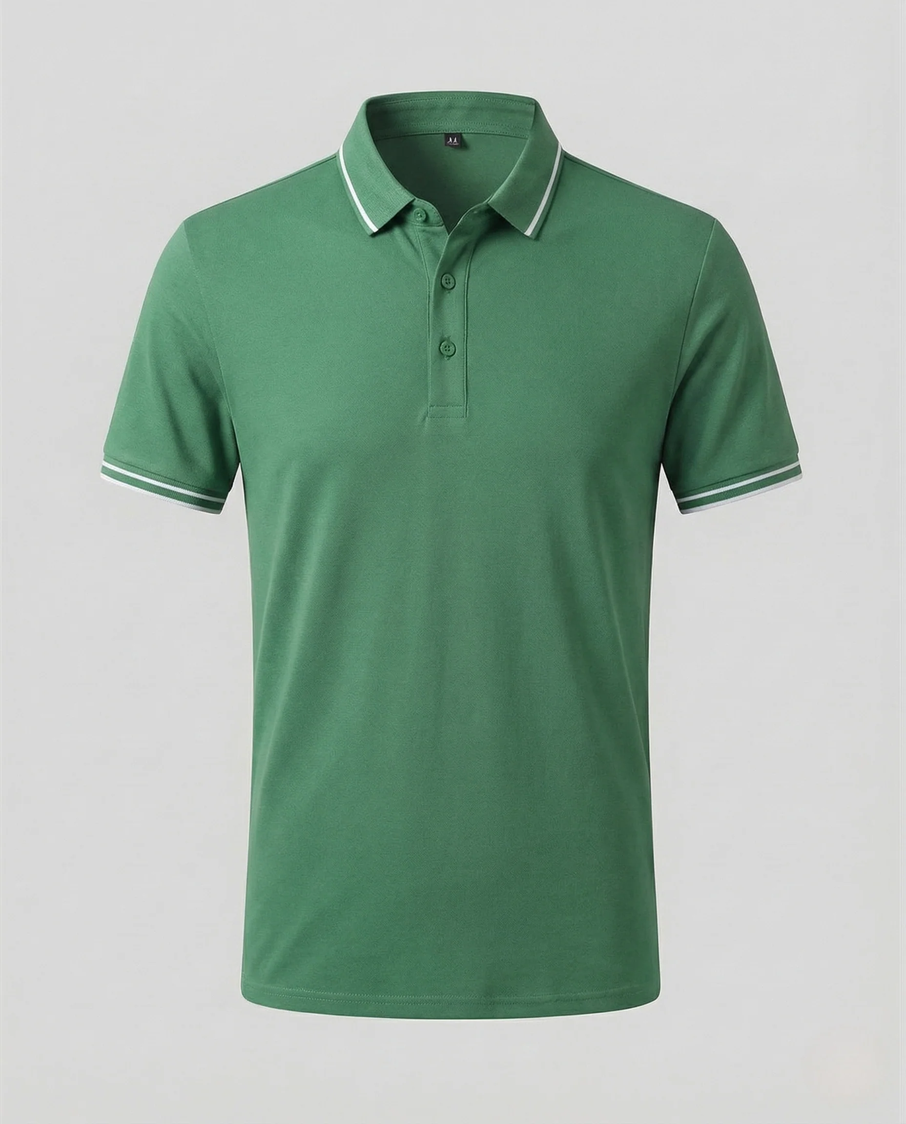Herren Poloshirt Piqué Slim Fit Paspel Kragen - Image 7