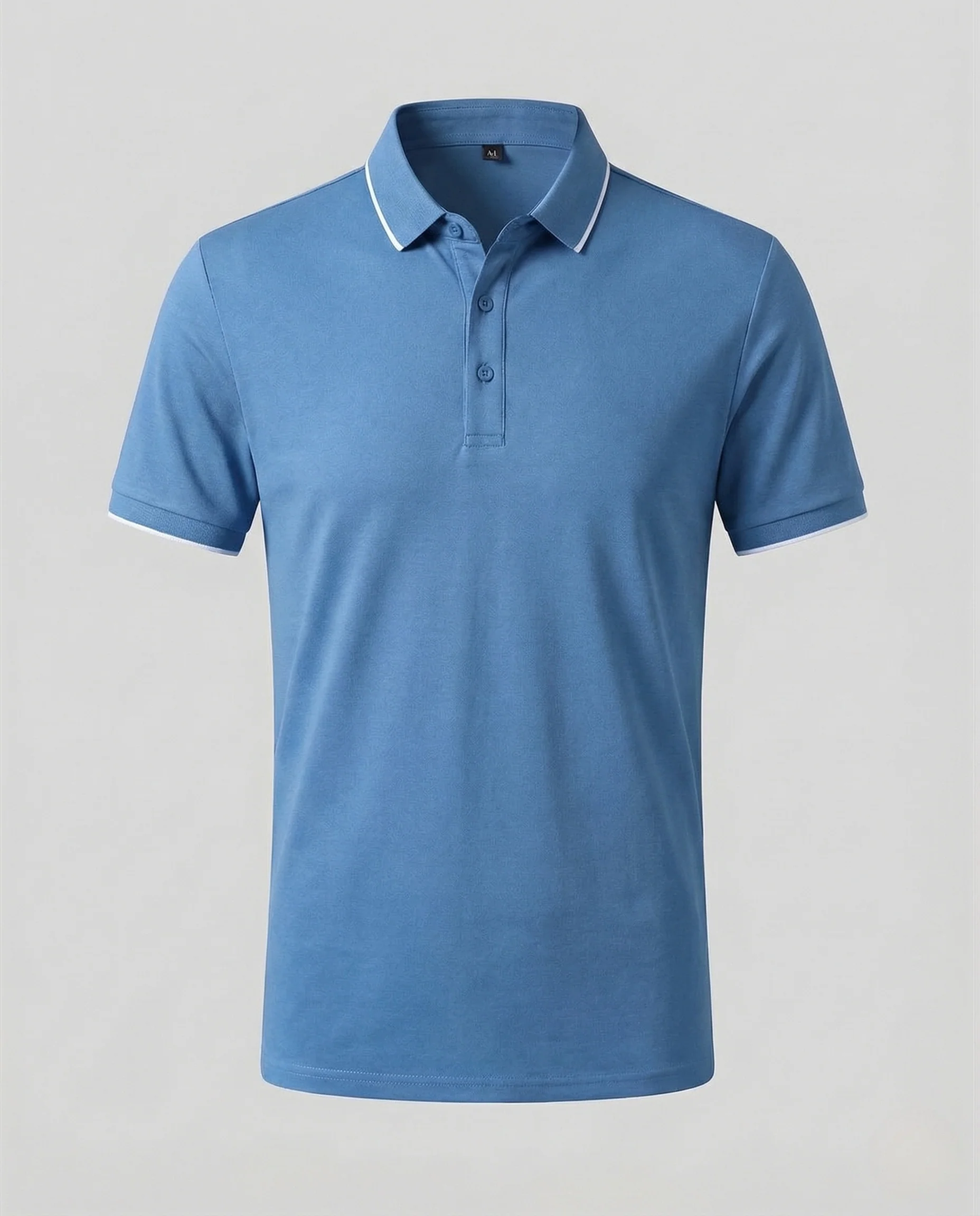 Herren Poloshirt Piqué Slim Fit Paspel Kragen - Image 8